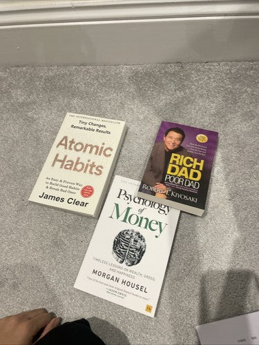 3 Urdu Translated Bestseller Books Bundle – Rich Dad Poor Dad, Psychology of Money aur Atomic Habits